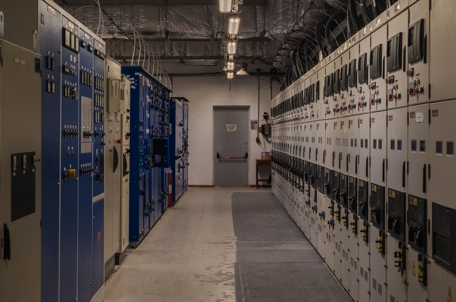 Electrical control room panels